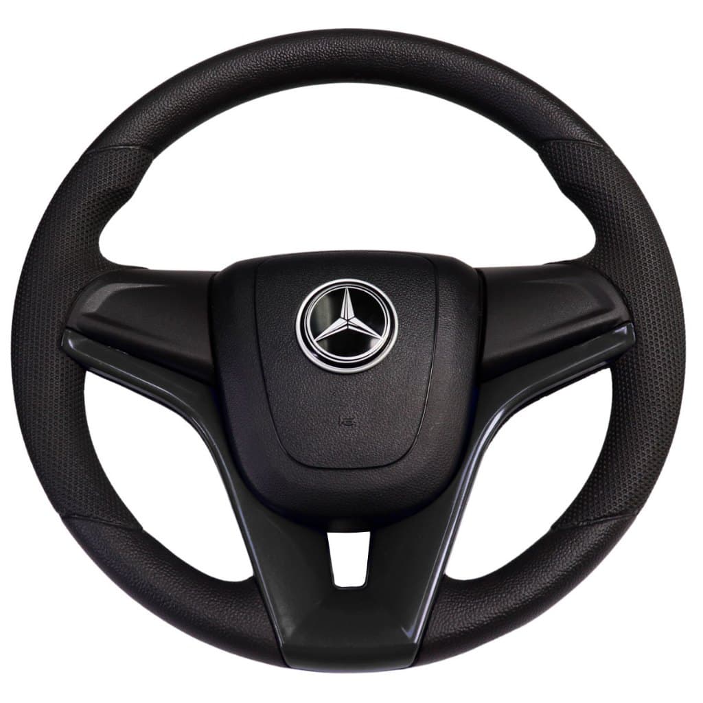 Volante Preto Esportivo Para Caminhão Mercedes Benz 608 710