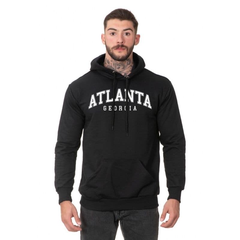 moletom masculino blusa de frio flanelado atlanta Geórgia