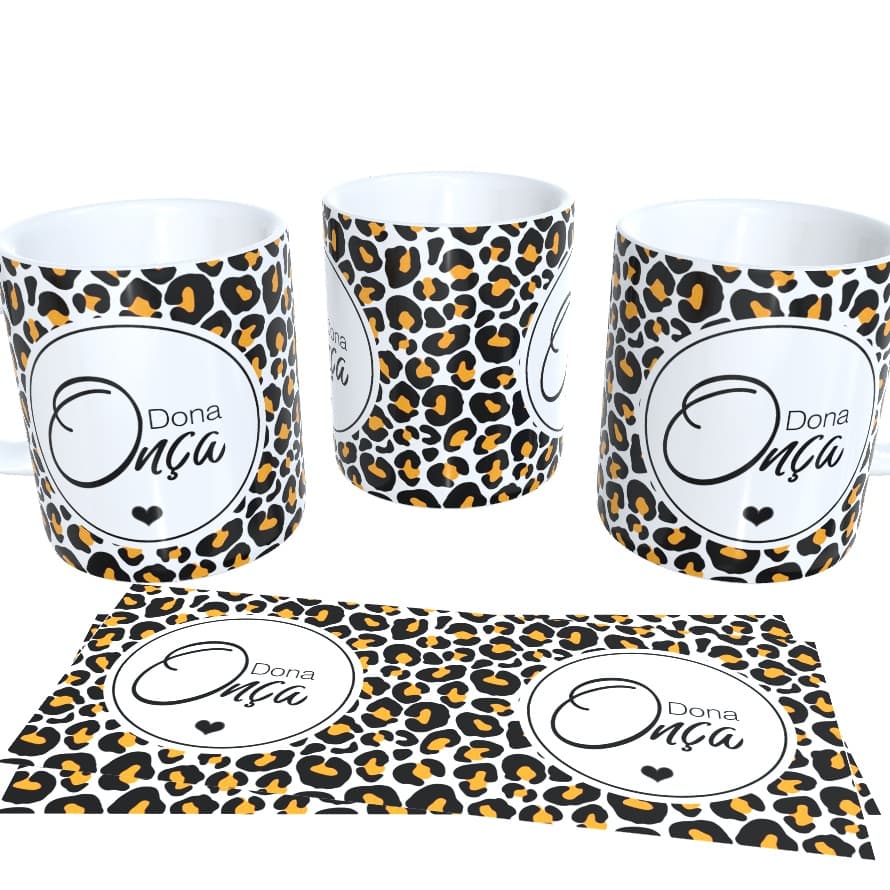 Caneca personalizada - Dona onça