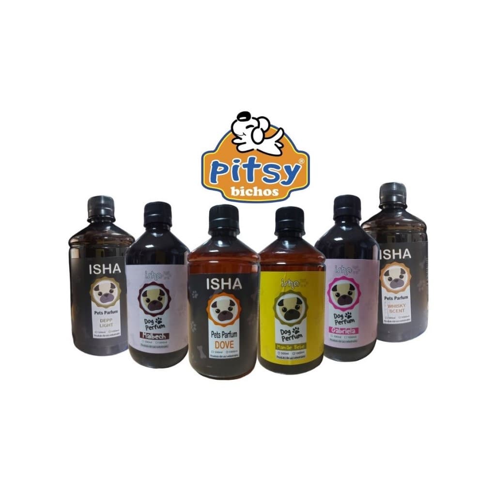 Perfume para cachorro e gato Isha 500ml - Perfume de Uso profissional