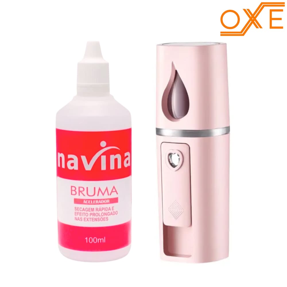 Kit Bruma Acelerador Navina e Nano Mister Spray Vaporizador