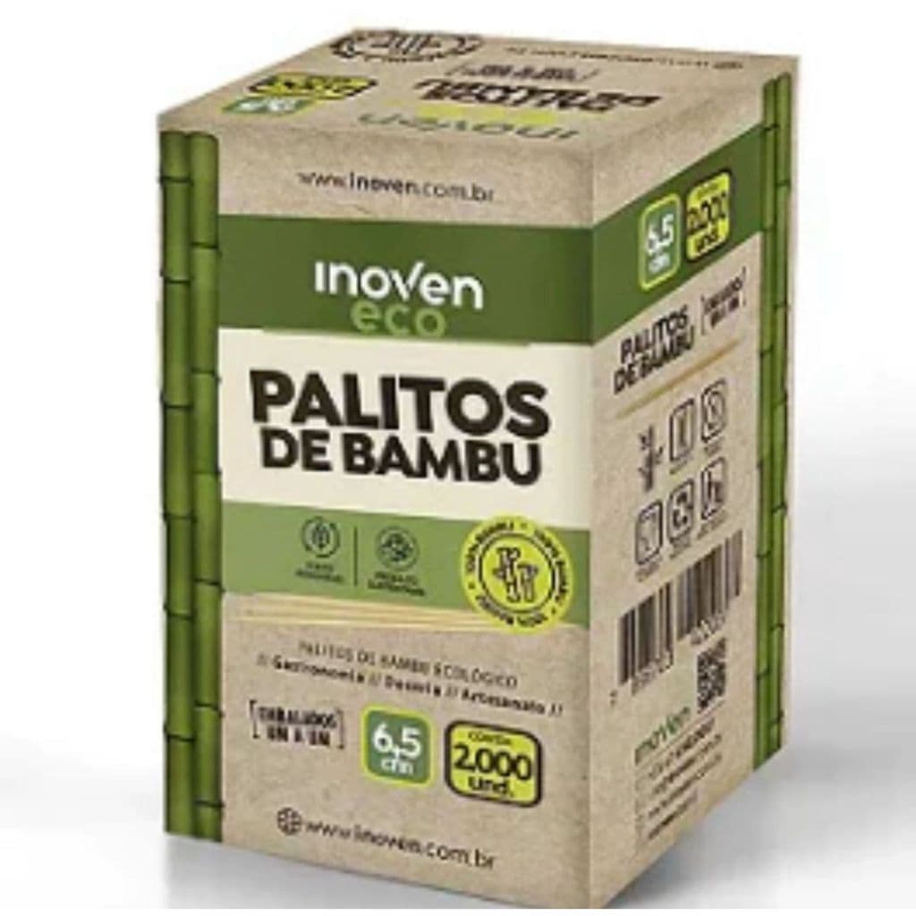 1.000 Palito De Dente Embalado Individual Caixa