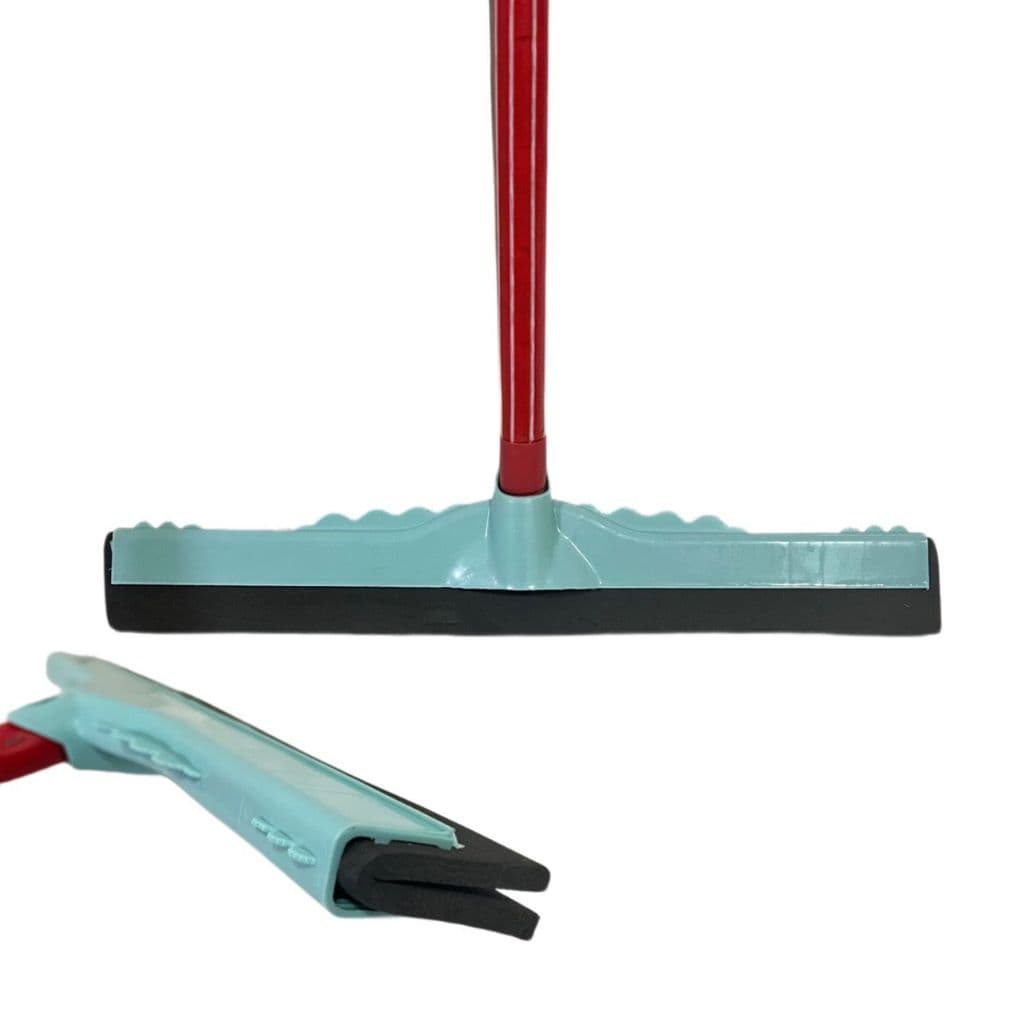 Rodo Duplo Plastico de 40cm Com Cabo Resistente
