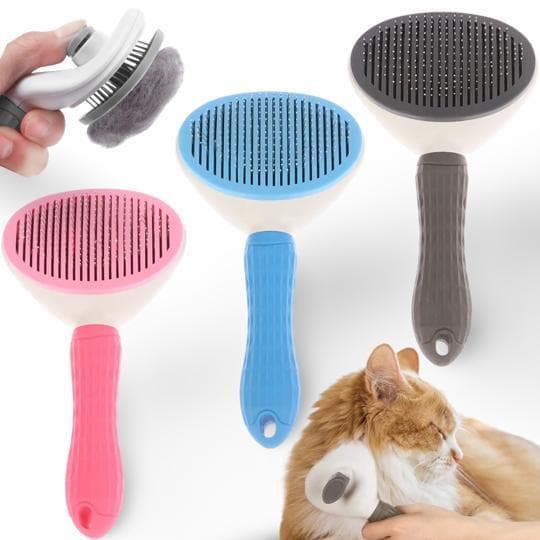 Escova Tira Pelos Pet Automática Ultra Rasqueadeira Mágica Gato Cães Cachorros New
