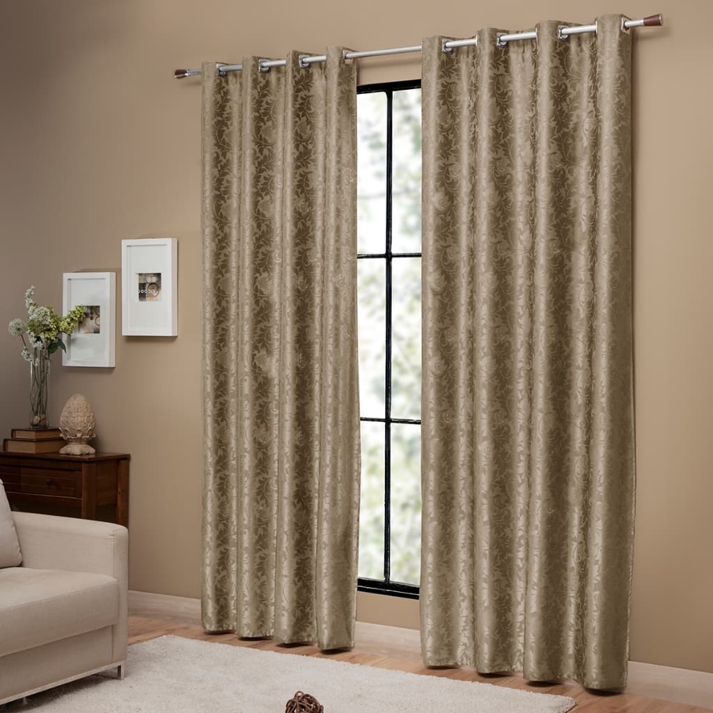 Cortina Tecido Jacquard Luxo 2,80mx2,60m Quarto Sala Varão