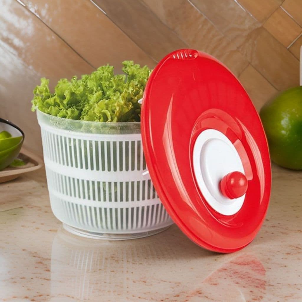 Centrífuga De Salada Seca 4,5 Litros Manual Grande Qualidade