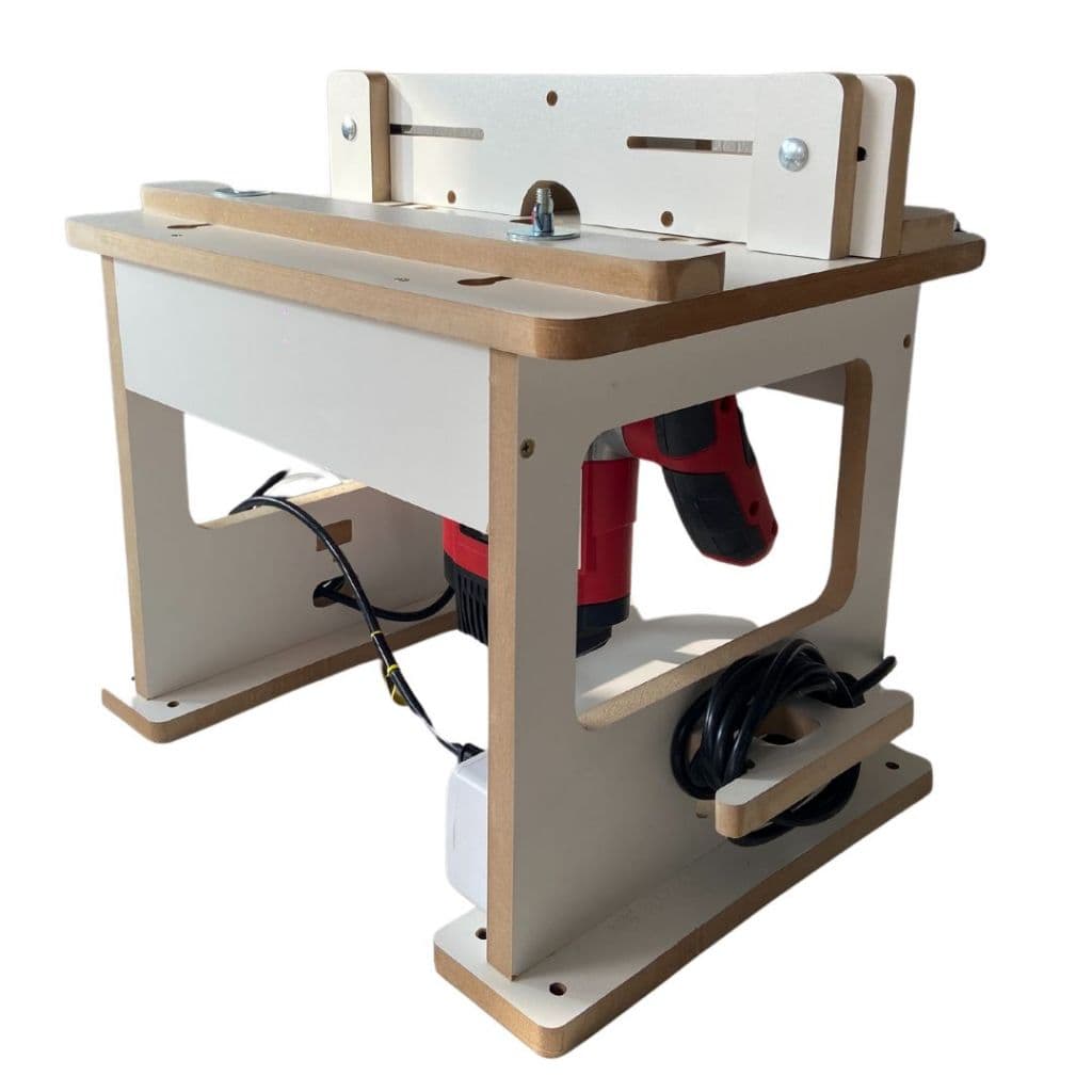 (TUPIA COLUNA) Mesa Para Inverter Tupia De Coluna Sulcos Cantos Entalhes
