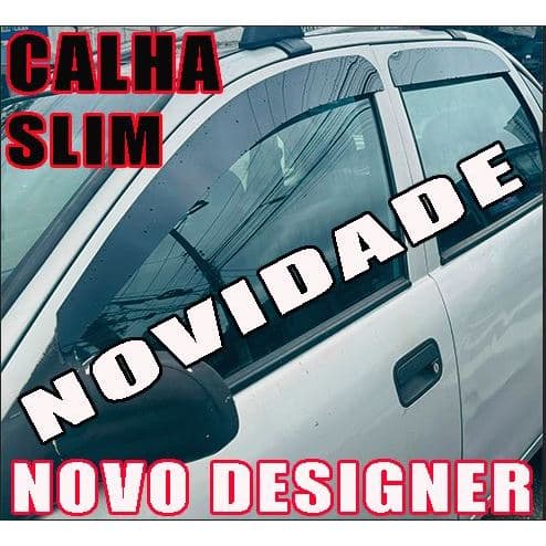 CALHA SLIM - CORSA (VÁRIOS MODELOS) 4PTS | SKU: 30004
