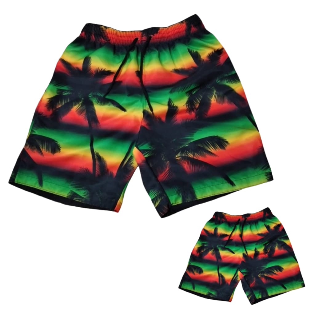 Kit Short Praia Tal Pai Tal Filho(a) Conjunto Pai E Filho(a) Time Futebol Lançamento
