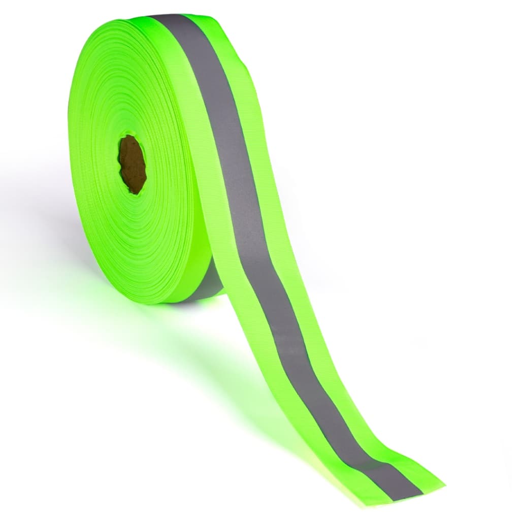 Fita De Gorgurão Com Faixa Refletiva Sinalizadora Para Roupas Uniforme Ciclista e Epi Largura 5cm
