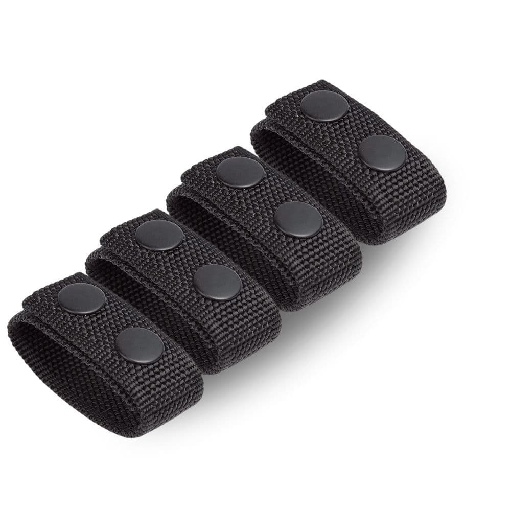Presilhas de Nylon com Botão de Pressão Anti Ferrugem para Cinto - 4 Presilhas