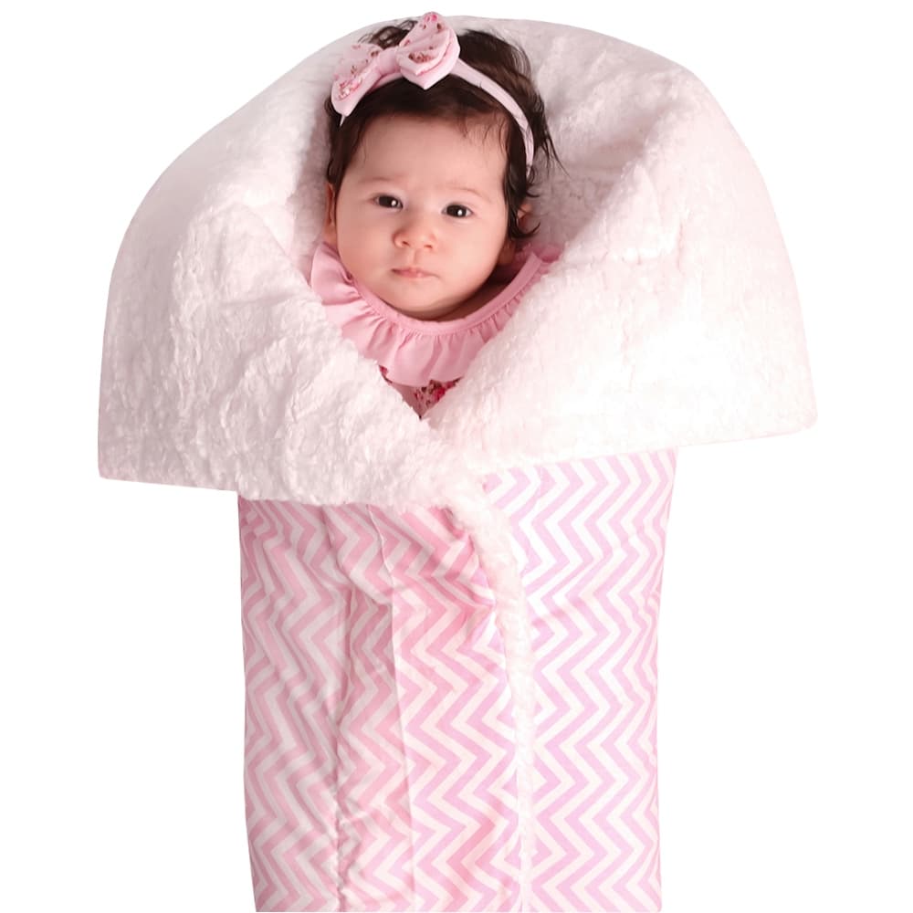 Manta Com Sherpa Pele de Carneirinho Para Bebê Maternidade Dupla Face Estampada