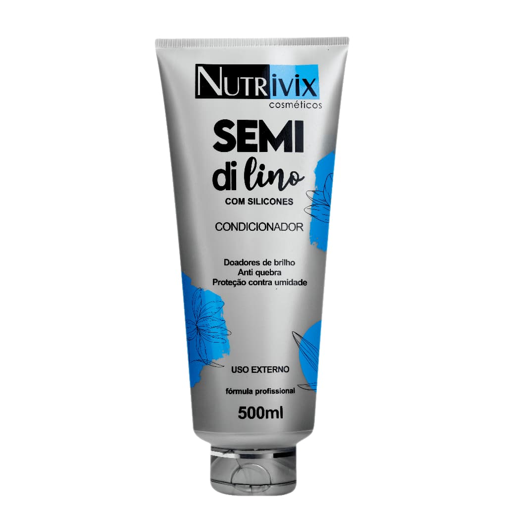 Condicionador Semi Di Lino 500ml - Nutrivix Cosméticos