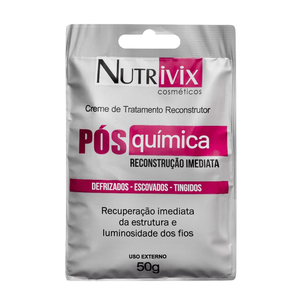 Sachê Pós Química 50g - Nutrivix Cosméticos