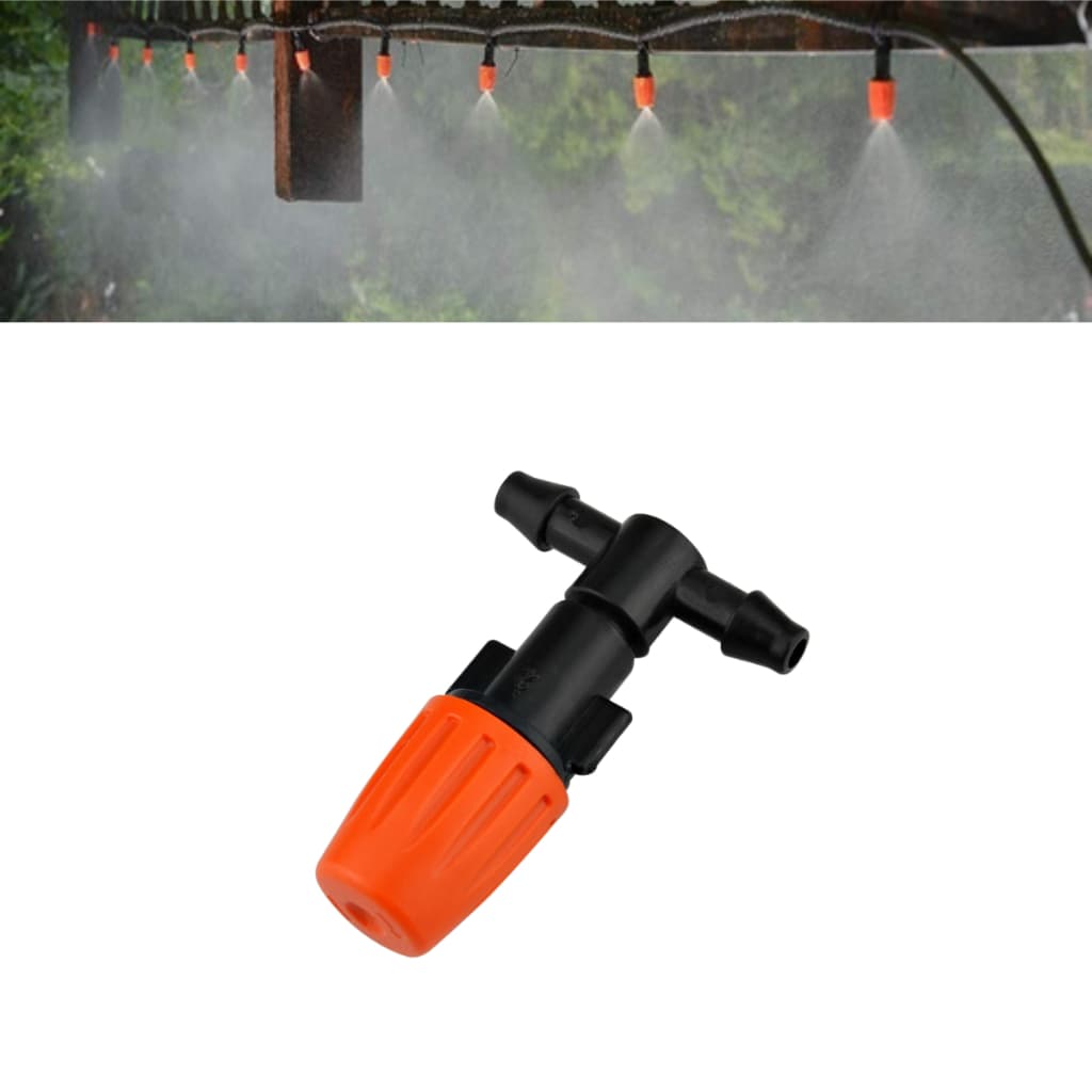 Kit 50 Peças Bico Nebulizador Aspersor Irrigação Ajustável jardim horta plantas
