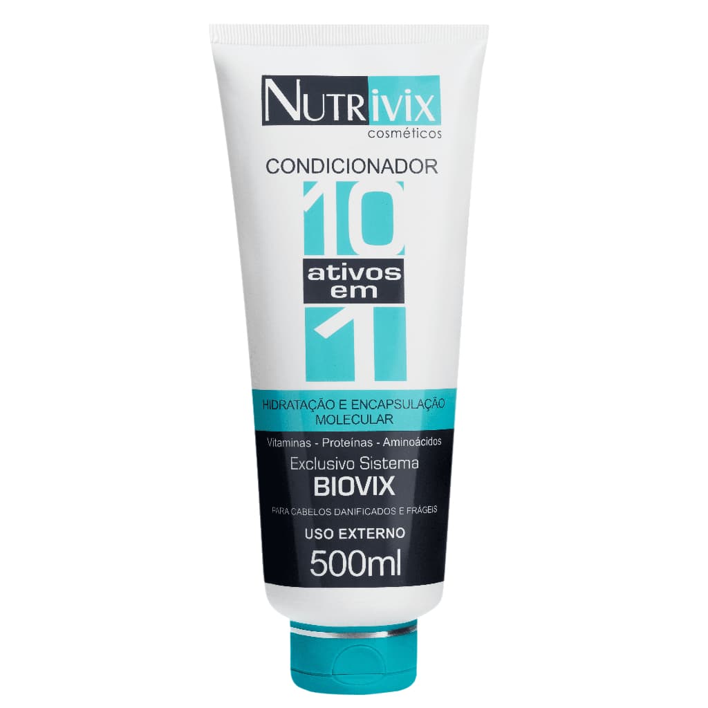 Condicionador 10 Ativos Em 1   500ml - Nutrivix Cosméticos