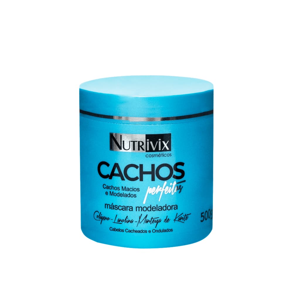 Máscara Cachos Perfeitos 500g - Nutrivix Cosméticos