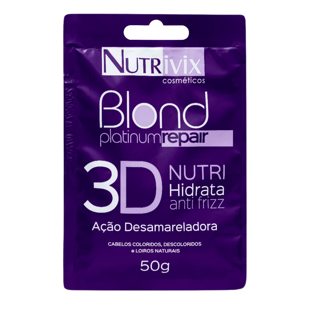Sachê Bond Platinum Repair 50g - Nutrivix Cosméticos
