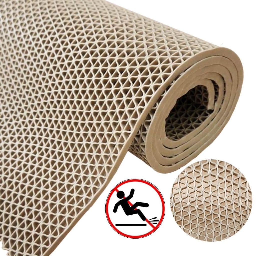 Tapete Antiderrapante Bege 1.20 x 50 Banheiros, piscina, cozinha Sauna