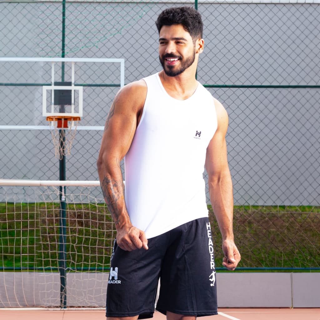 Regata Header Masculina Leve = Confortavel Promoção Limitada Promoção