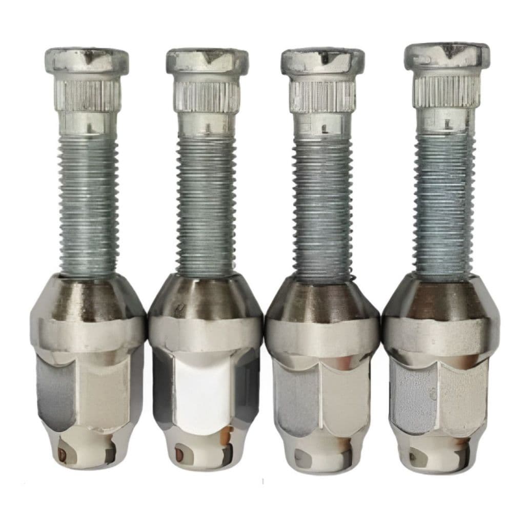 4 Prisioneiro Parafuso De Roda Com Porca Para  Prisma  Onix spin cobalt malibu cruze tracker