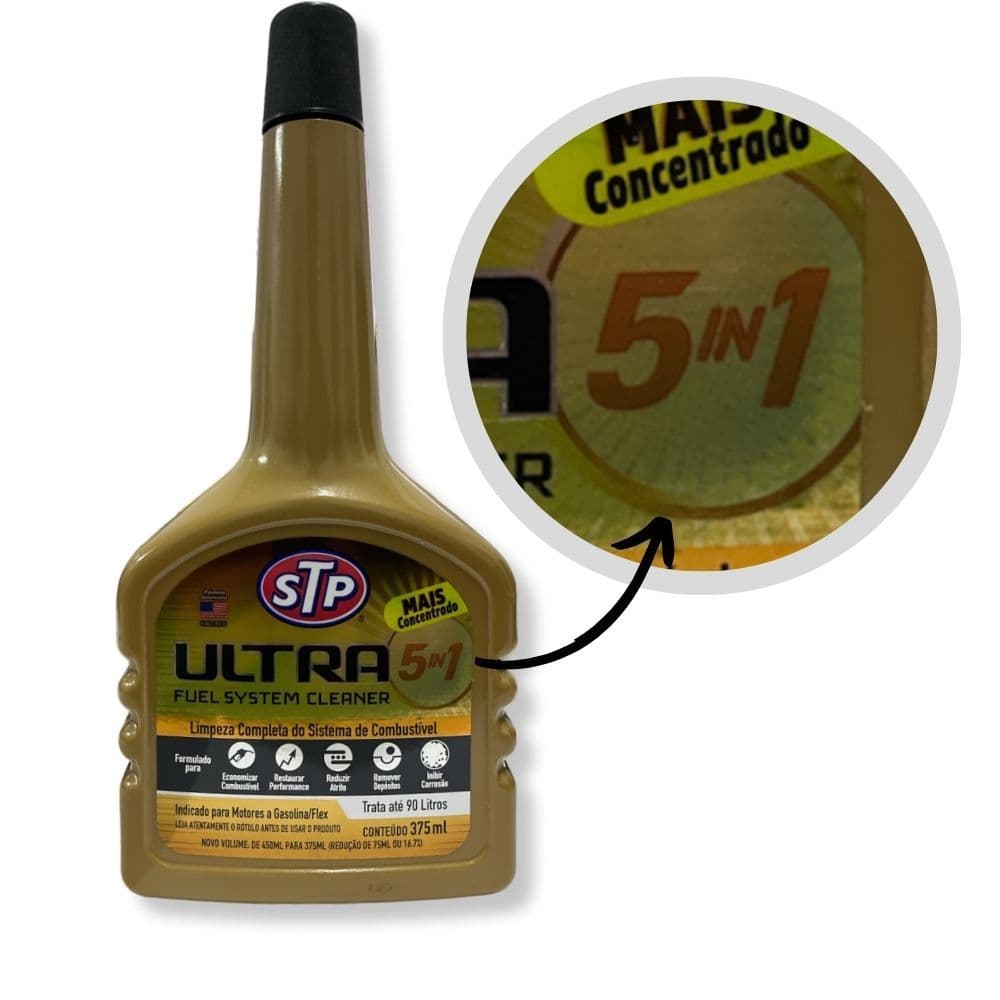 Aditivo Stp Ultra 5x1 Limpeza Completa Injeção 375ml - STP