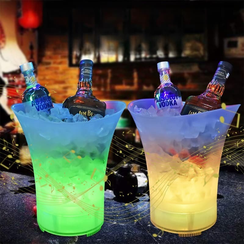 Novo Balde de Gelo Para Bebidas Com Caixa de Som Bluetooth