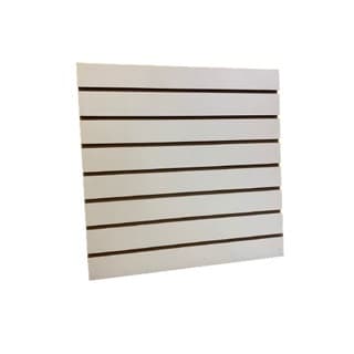 Painel Canaletado Expositor Branco MDF 60x60 Exposição Gancho Loja