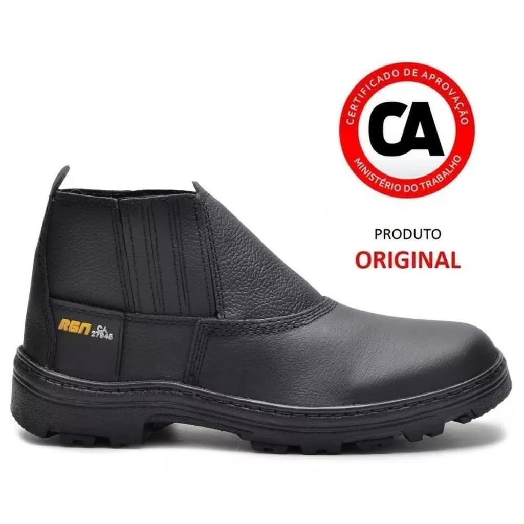 Bota De Serviços Gerais Segurança Trabalho Com Proteção No Bico Tubox