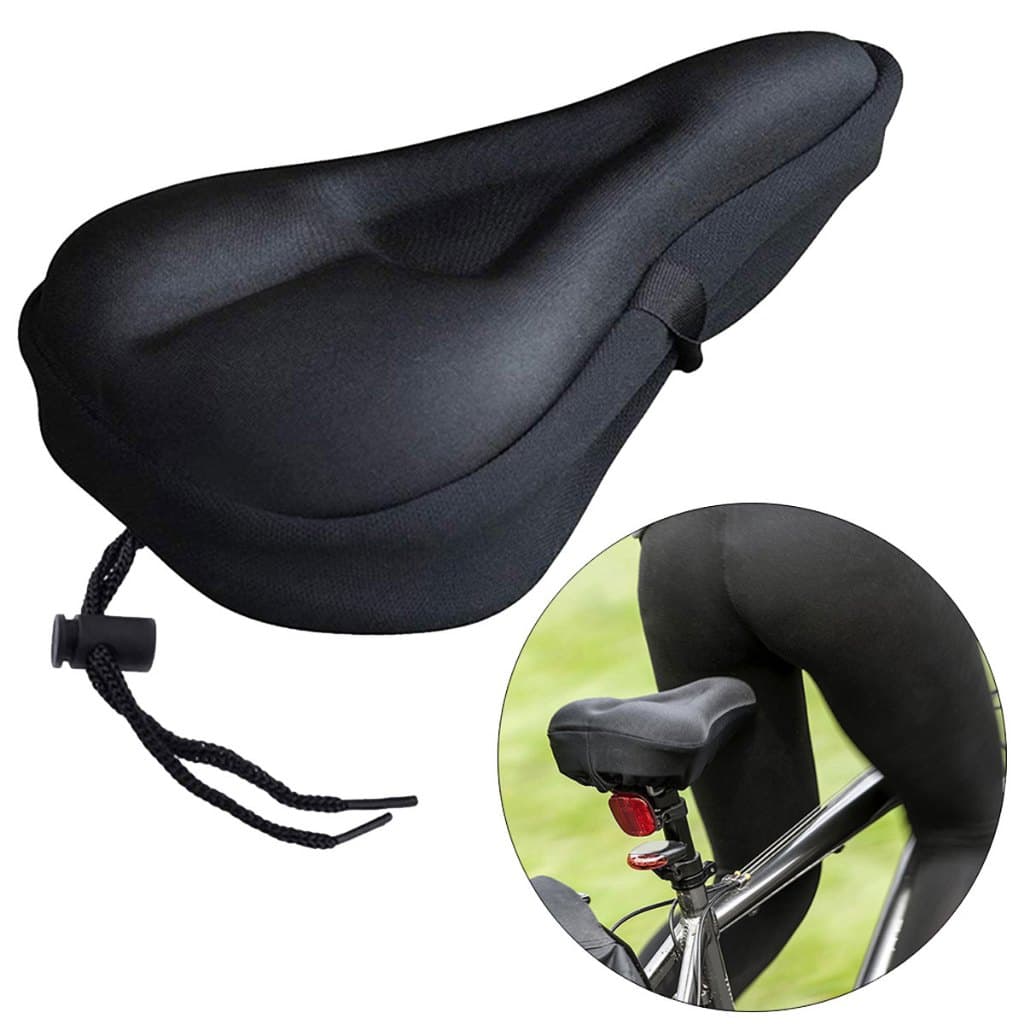 Capa de Banco Selim Silicone Gel Flexível Para Bicicleta Anatômica Ciclismo