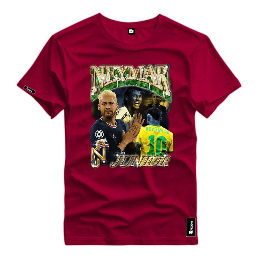 Camisa Camiseta Neymar Jr Unissex Casual Na Moda Unissex Verao