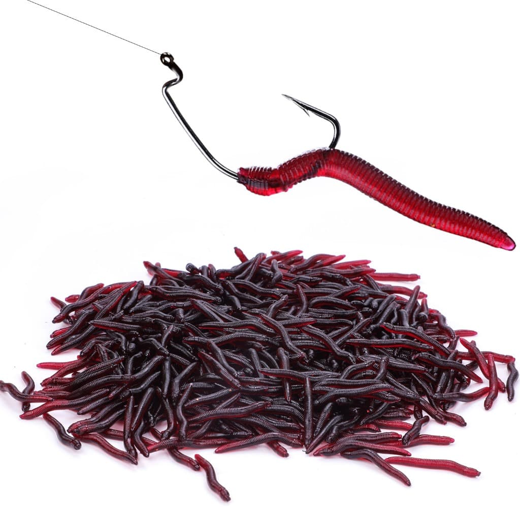 Sougayilang 40mm 50pcs Simulação Vermelho Vermelho Pesca Artificial Lure Fishing Baits