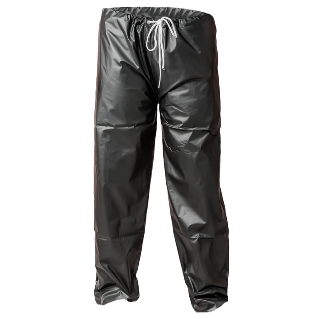 Calça de Chuva Preta em PVC com Cordão - Maicol