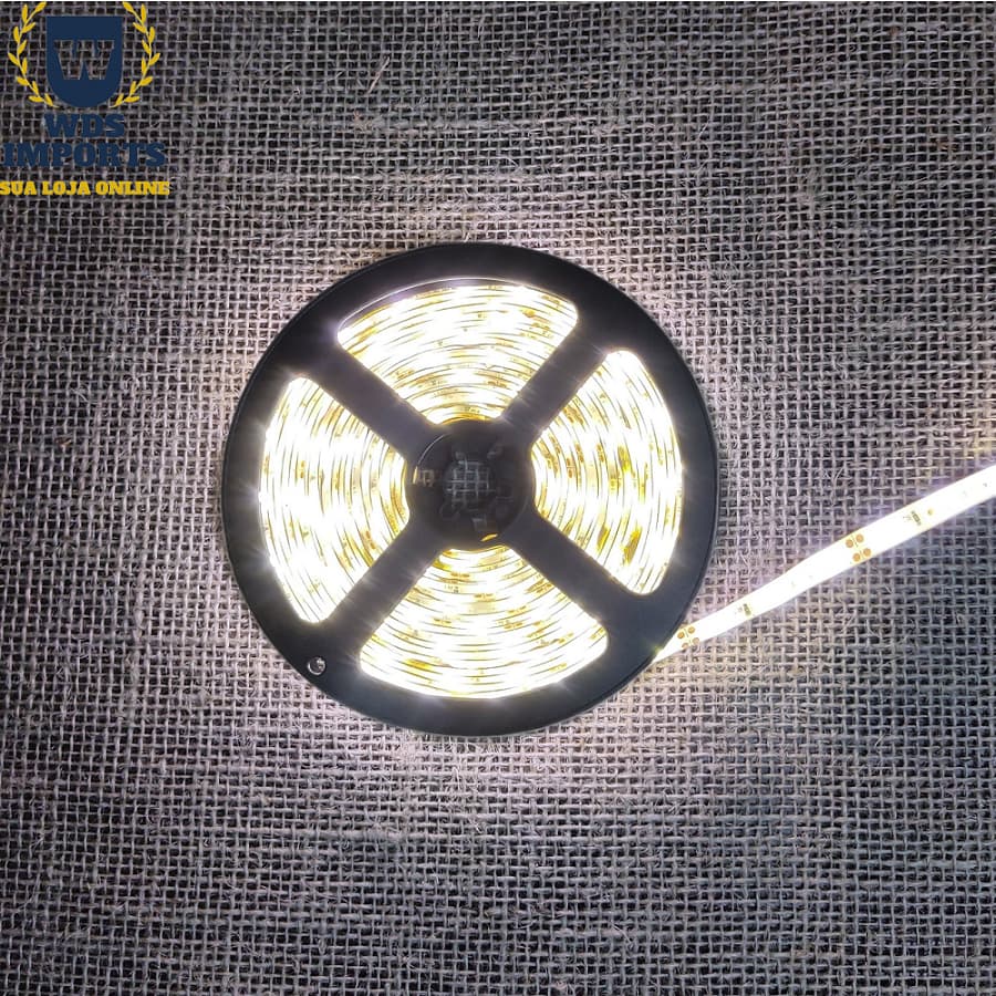 Fita de Led 3528 Siliconada Branca, Azul, verde e vermelha