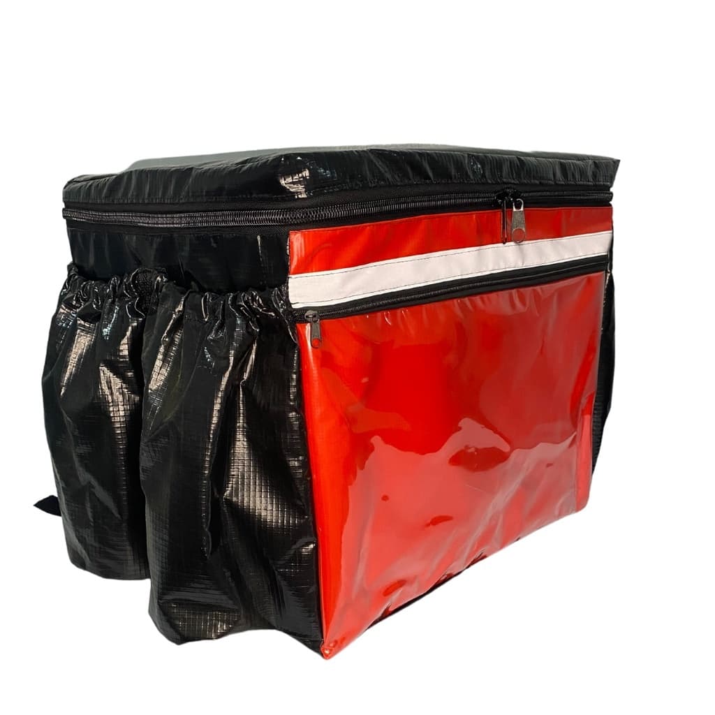 Capa Mochila Bag Abertura Superior Para lanches - Motoboy Delivery 45L Impermeável - SEM ISOPOR
