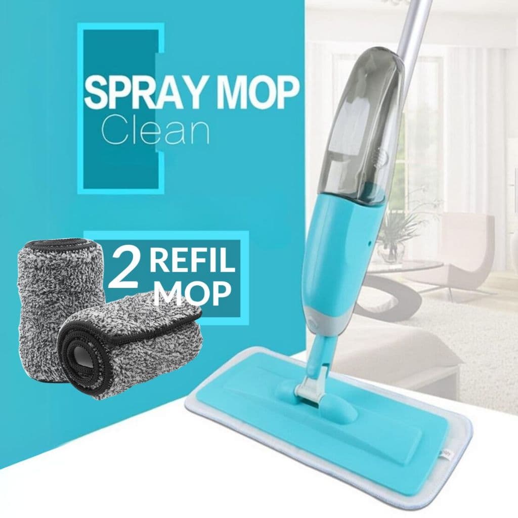 Rodo Mop SPRAY Com Reservatório OU Refil Mop Spray Com 2 Unidades Microfibra