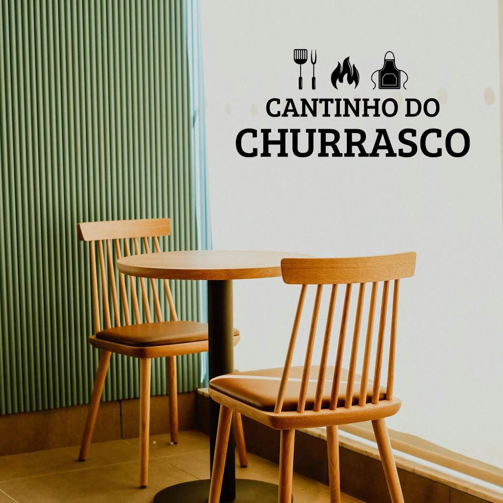 Adesivo Decorativo Parede Cantinho do Churrasco
