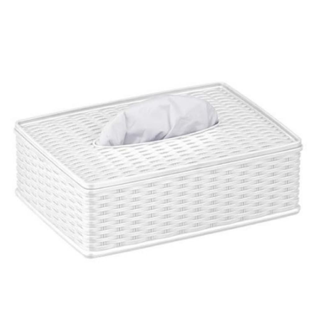 Porta Lenços Umidecidos Guardanapo Plástico Rattan Cores