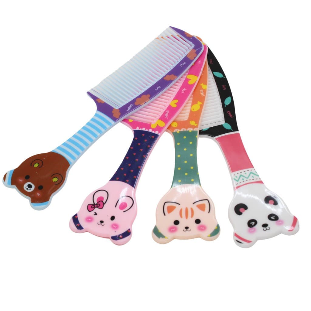 Pente Infantil Bichinhos Coloridos Várias Estampas
