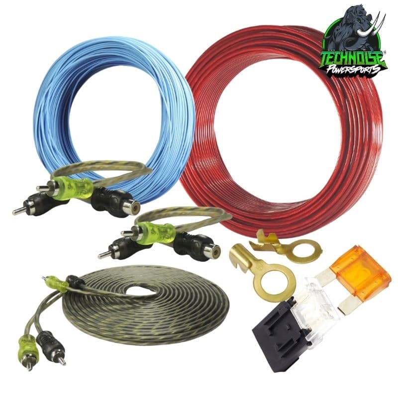 Kit Instalação Som Automotivo cabo de bateria TECHNOISE para módulos de até 800 RMS