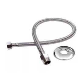 Engate Mangueira 30cm / 40cm / 60cm Flexível De Aço Inox 304 Trançado Para Água Quente E Fria