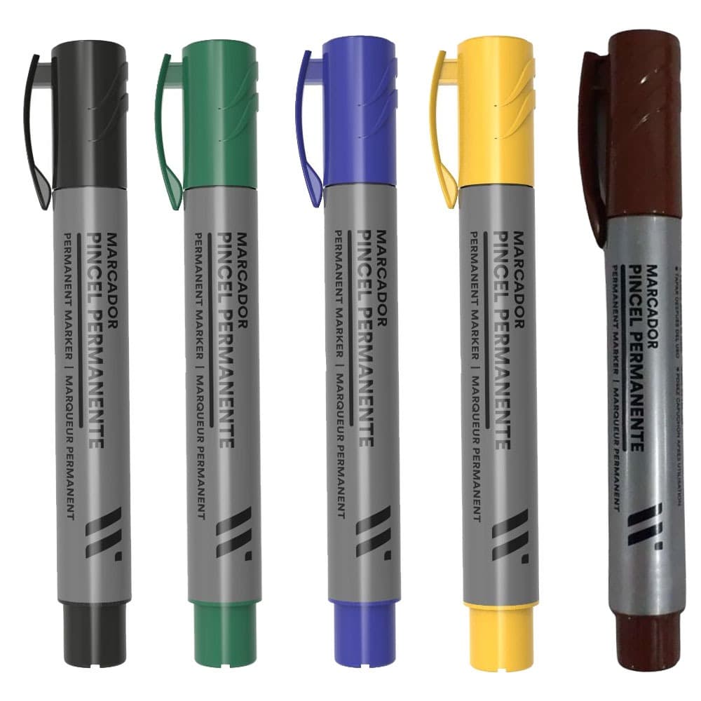 Marcador Pincel Atômico Permanente Big Newpen - Escolha a Cor