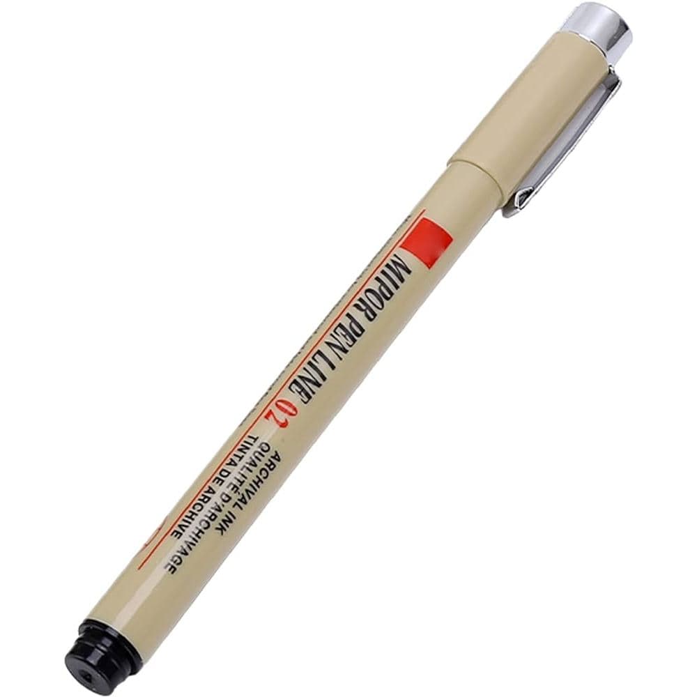 Caneta black fineliner set “Mipor Pen Line” Caneta nanquim Esboço Canetas Papelaria Material Escolar desenho tecnico