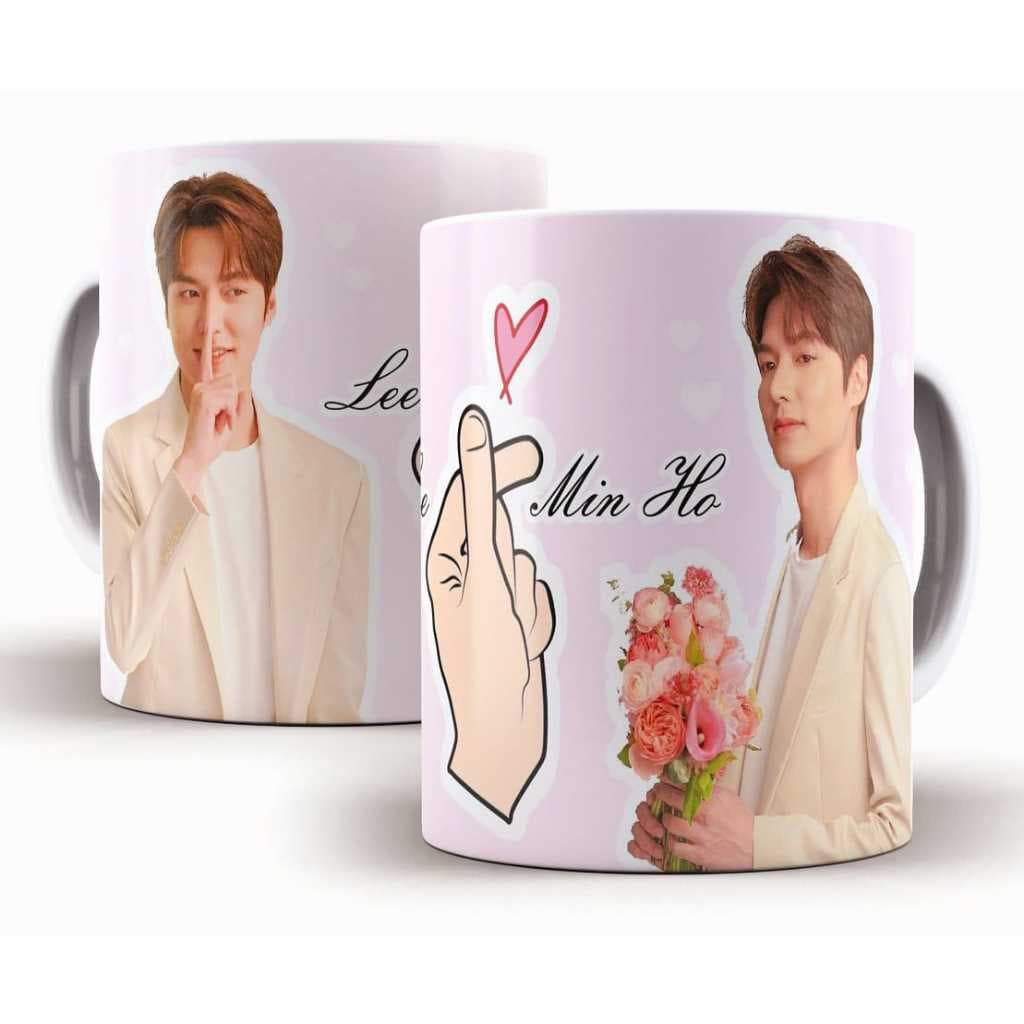 Caneca Lee Min Ho- Dorama Caneca Personalizada Cerâmica Branca Lee Min Ho