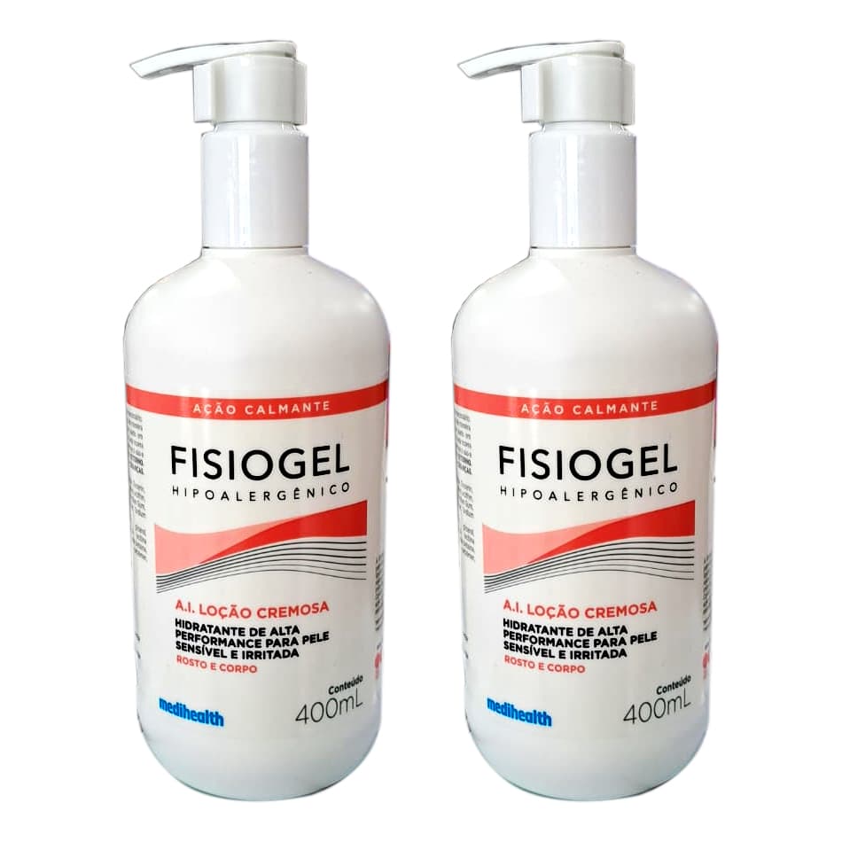 Fisiogel A.I. Loção Cremolsa 400ml - Kit 2 Unidades
