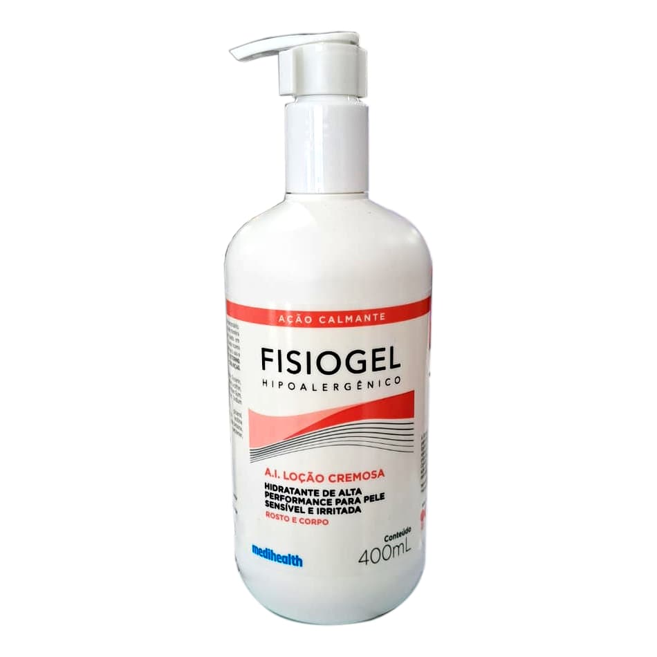 Fisiogel Hipoalergênico Ação Calmante A.I. Loção Cremosa 400ml