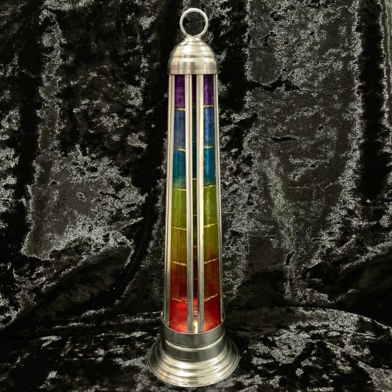 Porta incenso torre de vidro incensário – 23,5CM