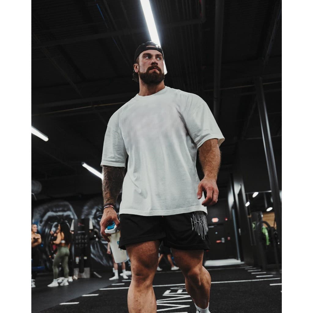 Camiseta Oversized Academia 100% Algodão Alta Qualidade
