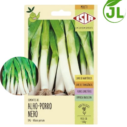 Sementes De Alho Porro ótimo para Tempero!