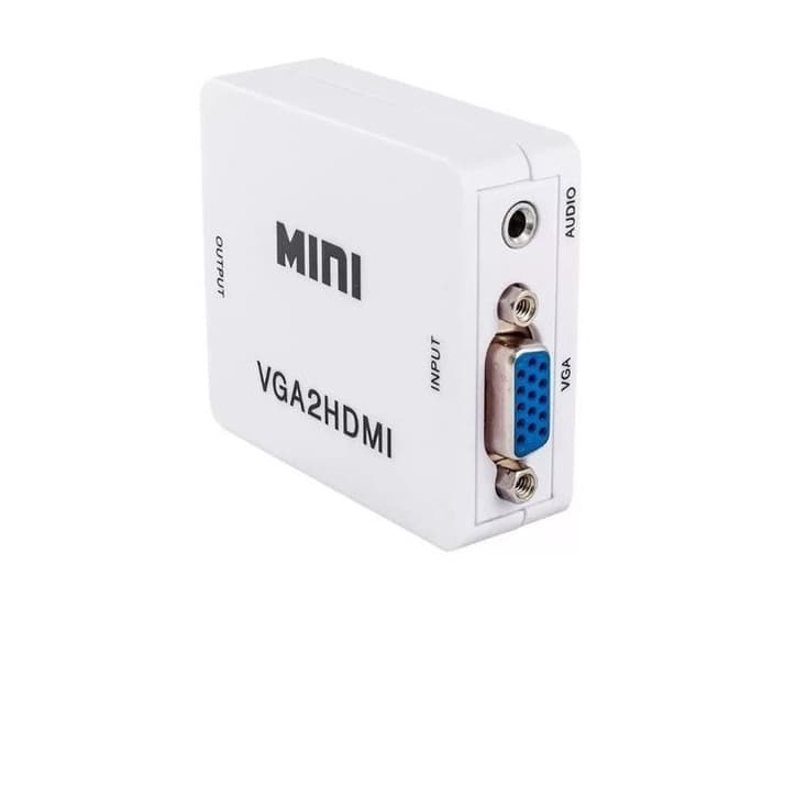 Conversor Vga Para Hdmi Com Entrada De Audio P2